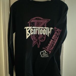 Beartooth Black and Purple Long Sleeve Shirt